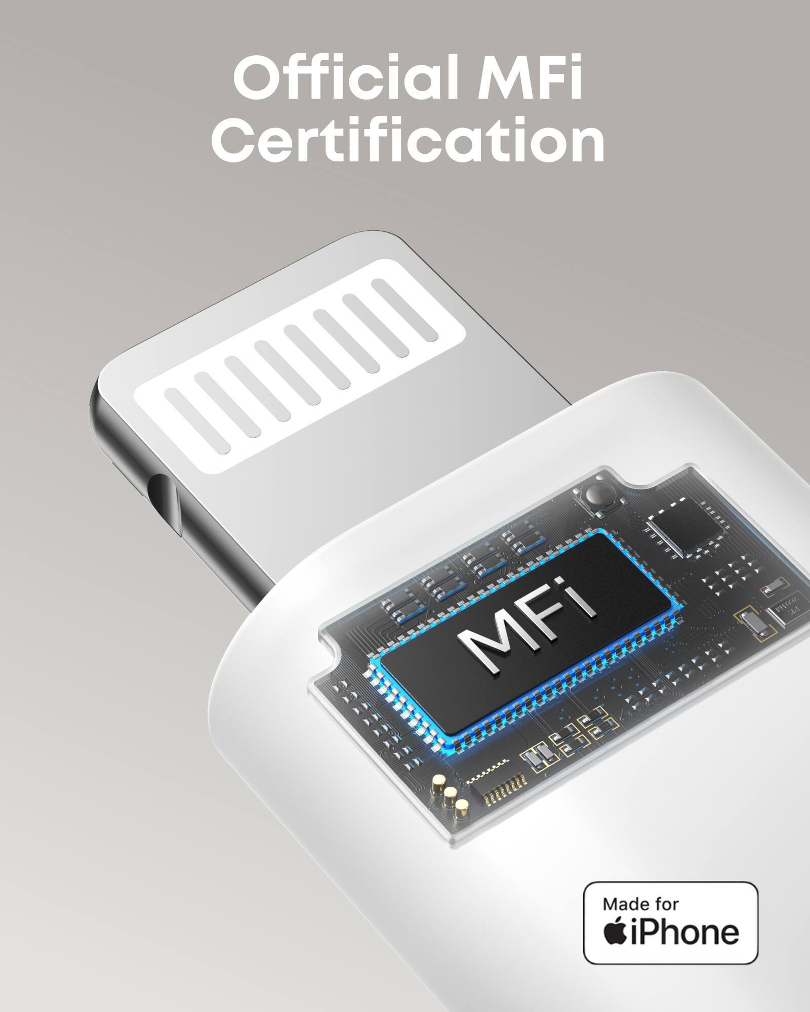 Official MFi Certification

MFi

Made for iPhone