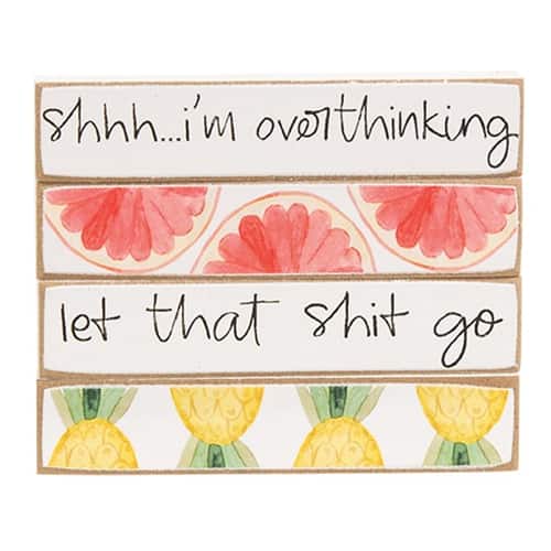 BreeBe - 4/Set - Let That Shit Go Summer Fruit Tiny Mini Sticks - Multicolor