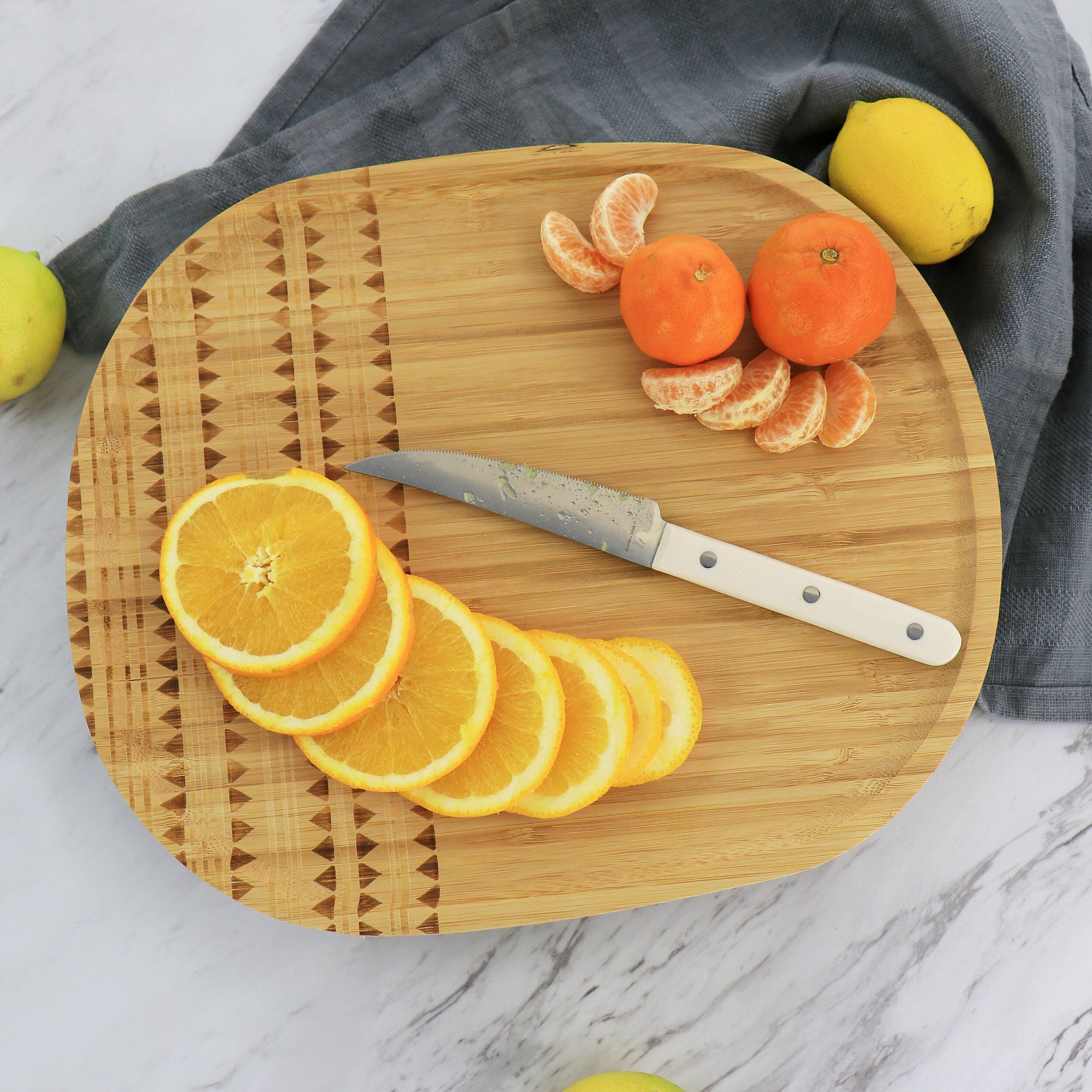 Alt View 6. Gibson - Gibson Home 13.5 Inch Sadler Wooden Serving Tray - Brown.