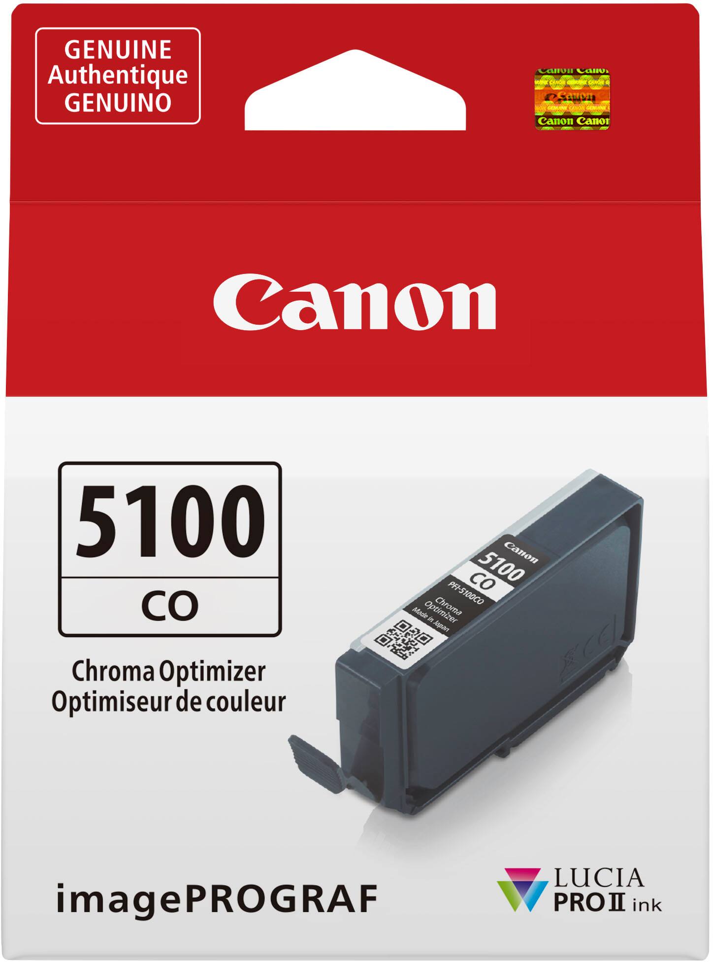 GENUINE Authentique GENUINO Canon LUCIA PRO II ink. Canon 5100 Chroma Optimizer Optimiseur de couleur imagePROGRAF LUCIA PRO II ink.