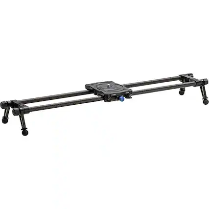 Front. Benro - Benro MoveOver8B Carbon Fiber Slider and Case, Camera Moves Up to 23.6".