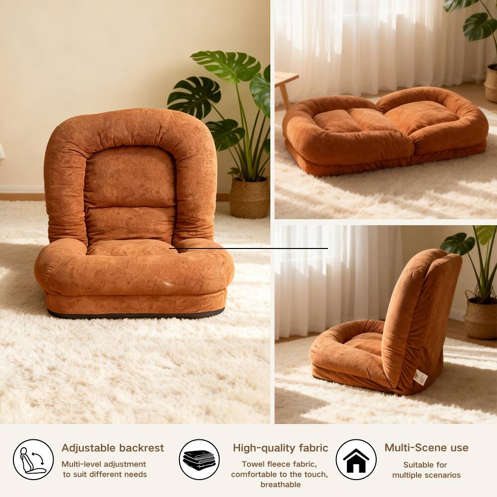 Adjustable backrest  
Multi-level adjustment to suit different needs  

High-quality fabric  
Towel fleece fabric, comfortable to the touch, breathable  

Multi-Scene use  
Suitable for multiple scenarios
