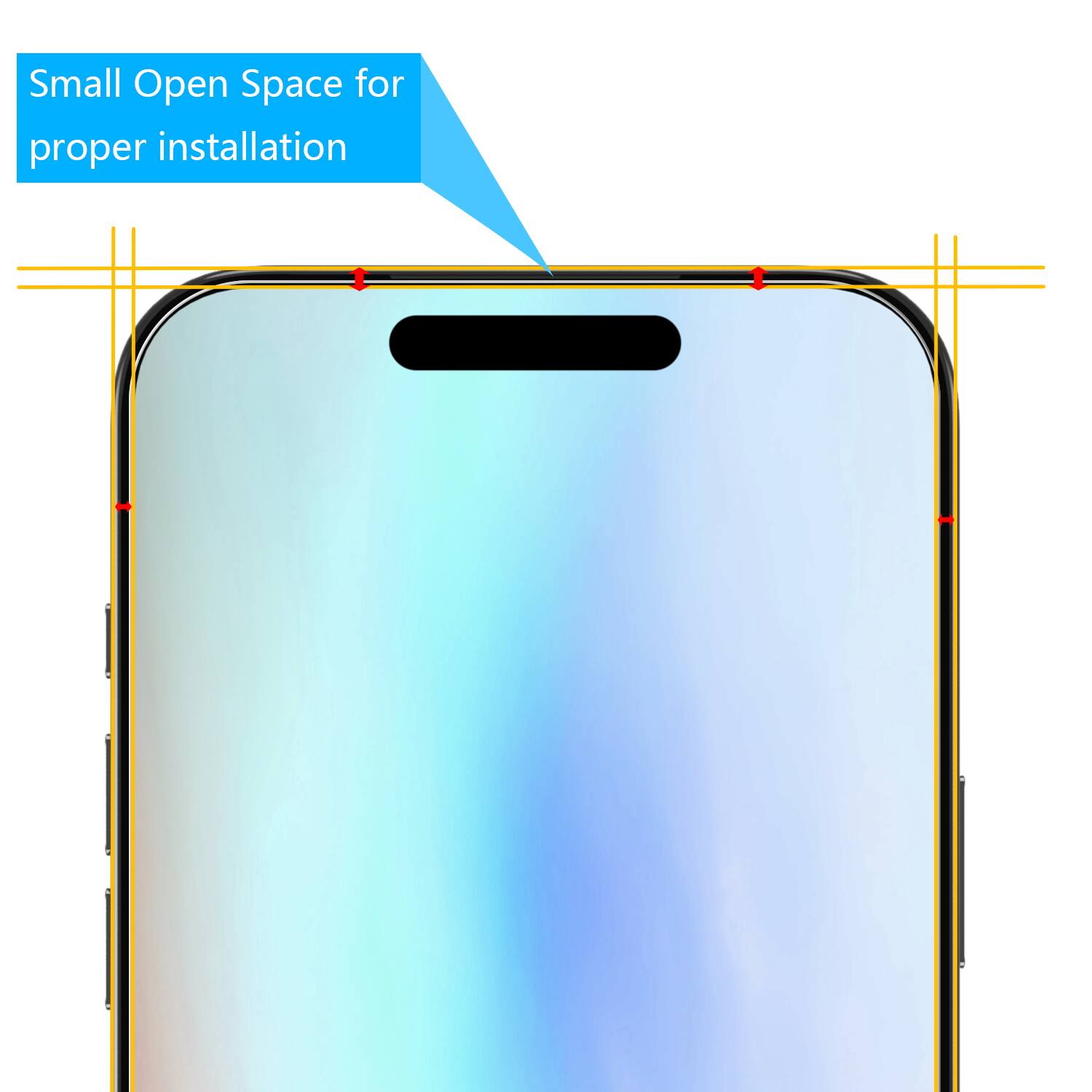 Small Open Space for proper installation