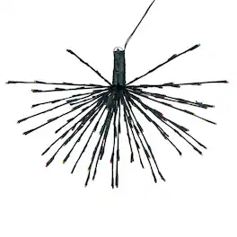 Vickerman - 160Lt x 24" Green Starburst Multi-Colored 5mm LED Lights.