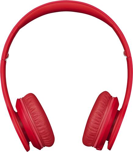 Alt View 12. Beats - Beats Solo HD On-Ear Headphones - Drenched in Red.