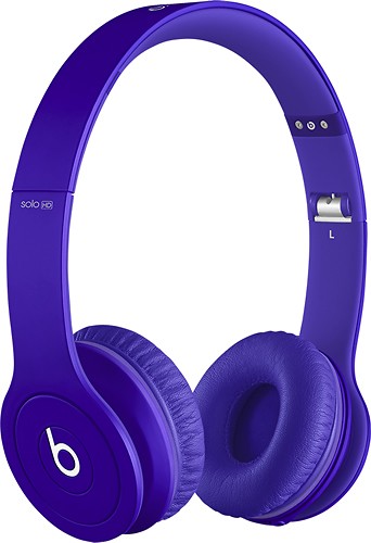  Beats by Dr. Dre - Beats Solo HD On-Ear Headphones - Drenched in Purple
