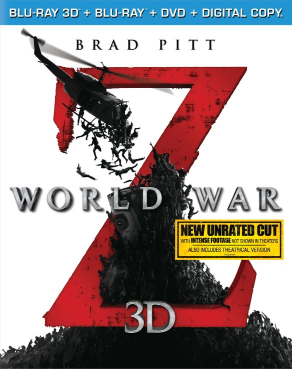  World War Z 3D [Includes Digital Copy] [3D] [Blu-ray/DVD] [Blu-ray/Blu-ray 3D/DVD] [2013]