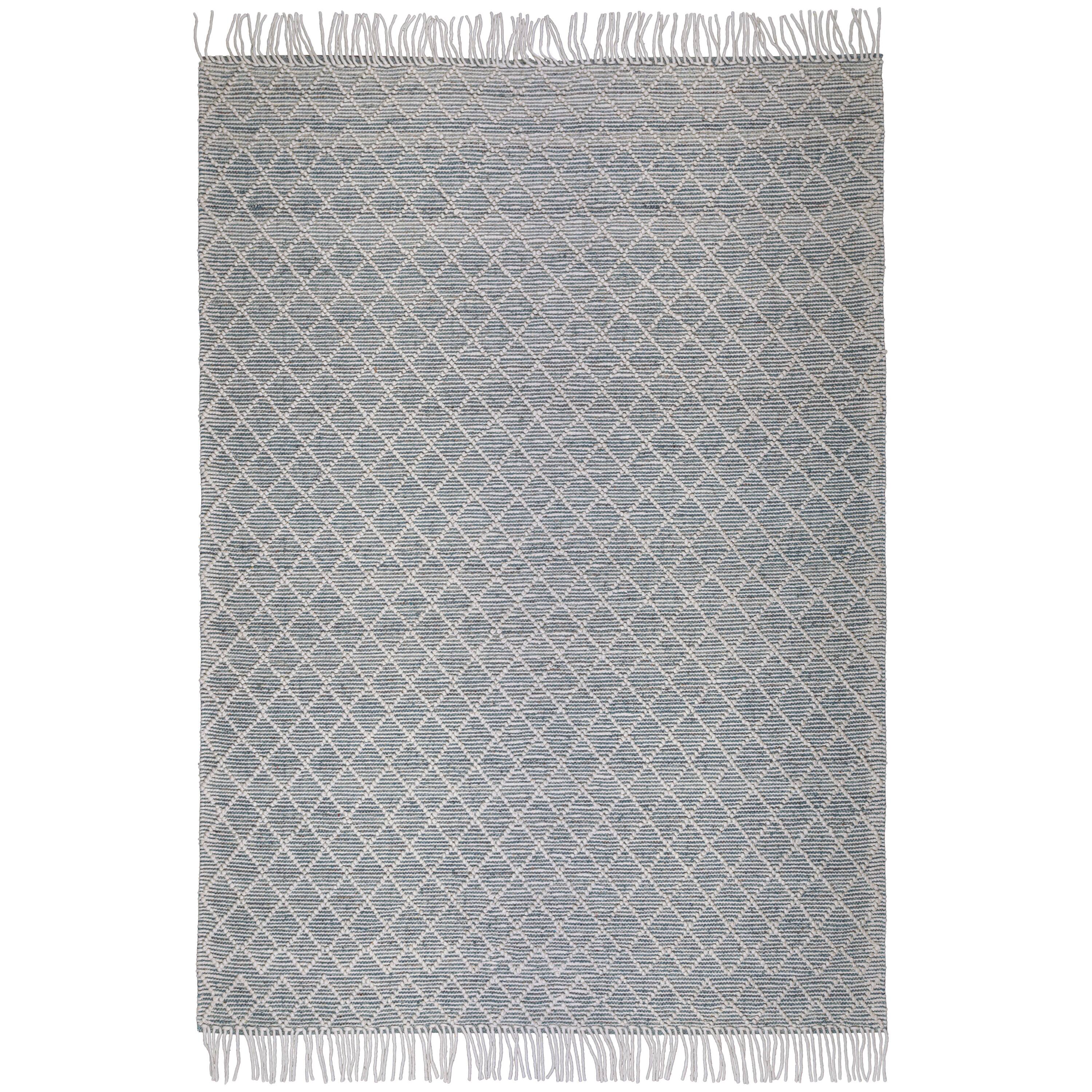 Left. Simpli Home - Ogden 6 x 9 Area Rug - Ivory,Teal.