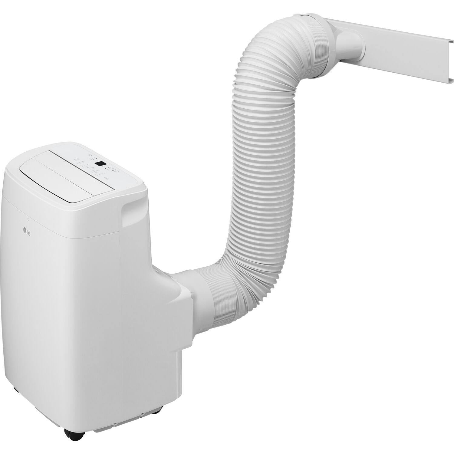 Alt View 3. LG - 300 Sq. Ft. Smart Portable Air Conditioner 7,300 BTU - White.