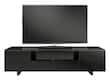 BDI - Nora Slim A/V Cabinet for Most Flat-Panel TVs Up to 82" - Black - Larger Front