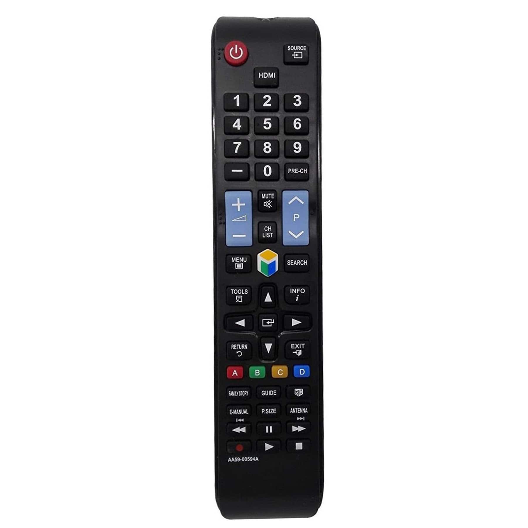 ALLIMITY - AA59-00594A Replacement Remote, Fit for Samsung TV PN60E7000FFXZA UN32J5205AFXZA UN40D6000SFXZA UN46D8000YFXZA - Black