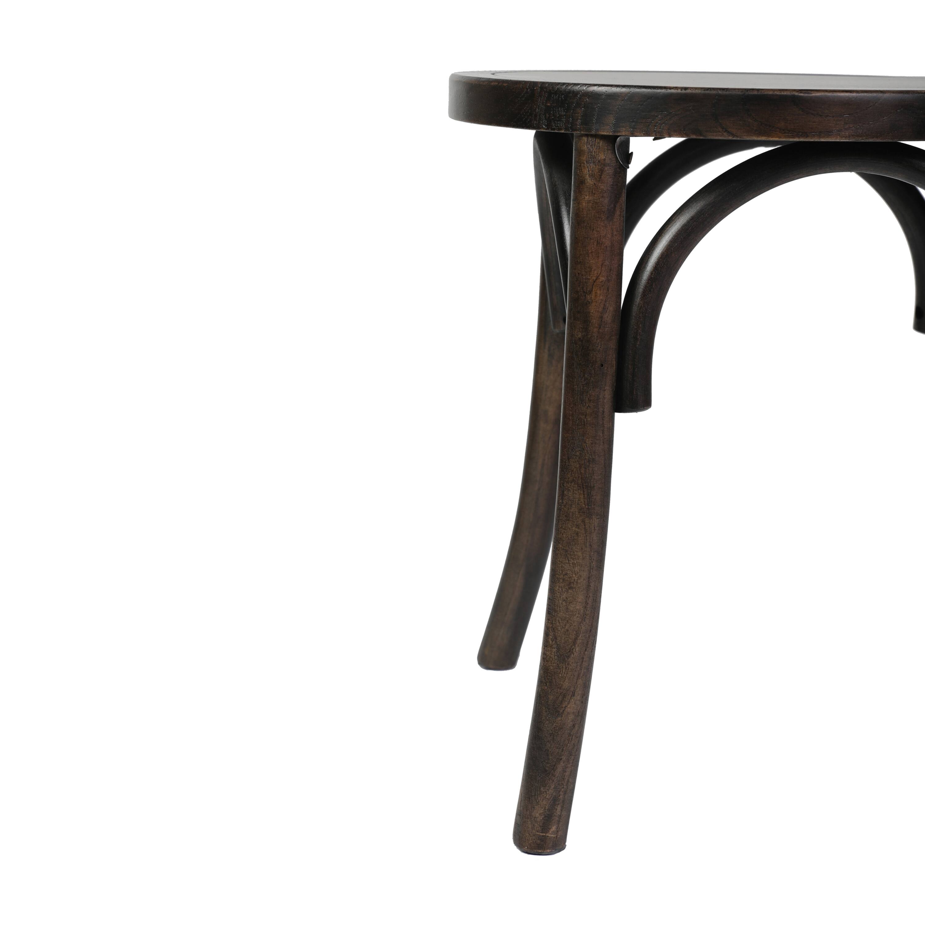 Alt View 10. Emma + Oliver - Swartz Solid Wood Thonet Style Stack Dining Chair - Early American Wood.