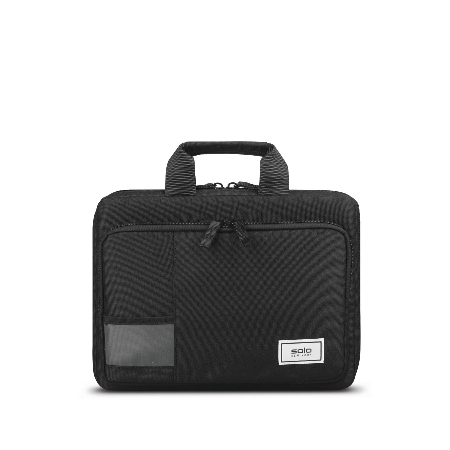 Solo New York - Secure-Fit 13.3" Chromebook Case - Black - Front_Zoom