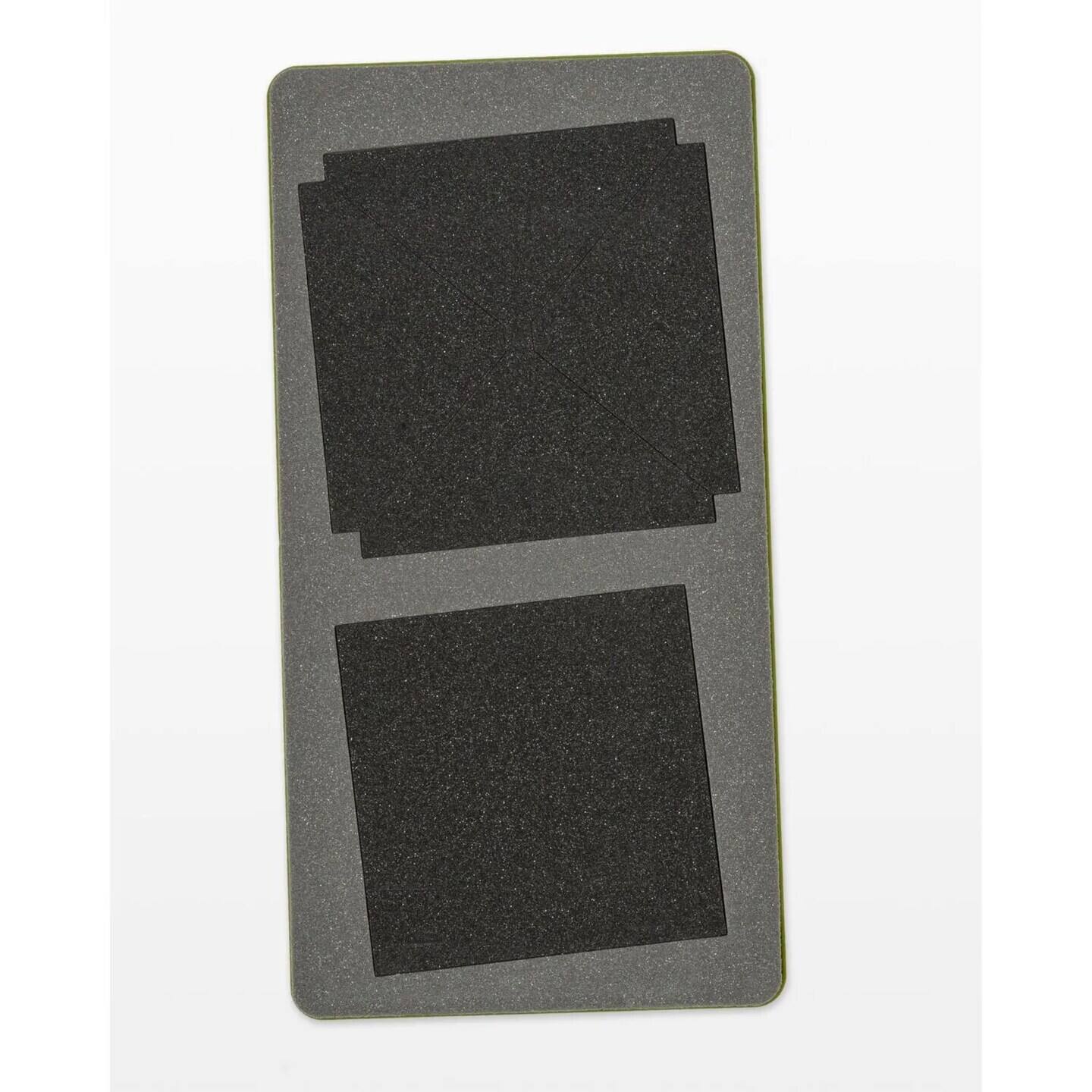 Back. AccuQuilt - GO! Ohio Star 12 Inch Finished Block on Board Fabric Cutting Die for Quilting Projects, Wall Hangings, or Table Runners - Multicolor.