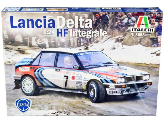 Lancia Delta HF Integrale
1:24 scalascale
ITALERI No 3658 model kit / modèle réduit
Lancia Martini Sestrières
1890 1990
Auriol
Michelin
Fiat
SKF Lubrificanti
Bilstein
Brembo
THY F1R000
Sabelt
Selenia
Webber
Carello
Eareild
Speedco
TRW Sabot
Erodo
Valeo
Magneti Marelli
A
7
Figures not included