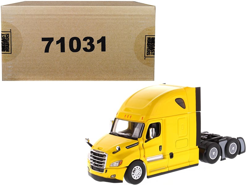 Freightliner New Cascadia Sleeper Cab Truck Tractor Yellow 1/50 Diecast Model by Diecast Masters price history on PriceWatchPro