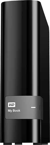 Front. WD - My Book 4TB External USB 3.0 Hard Drive - Black.