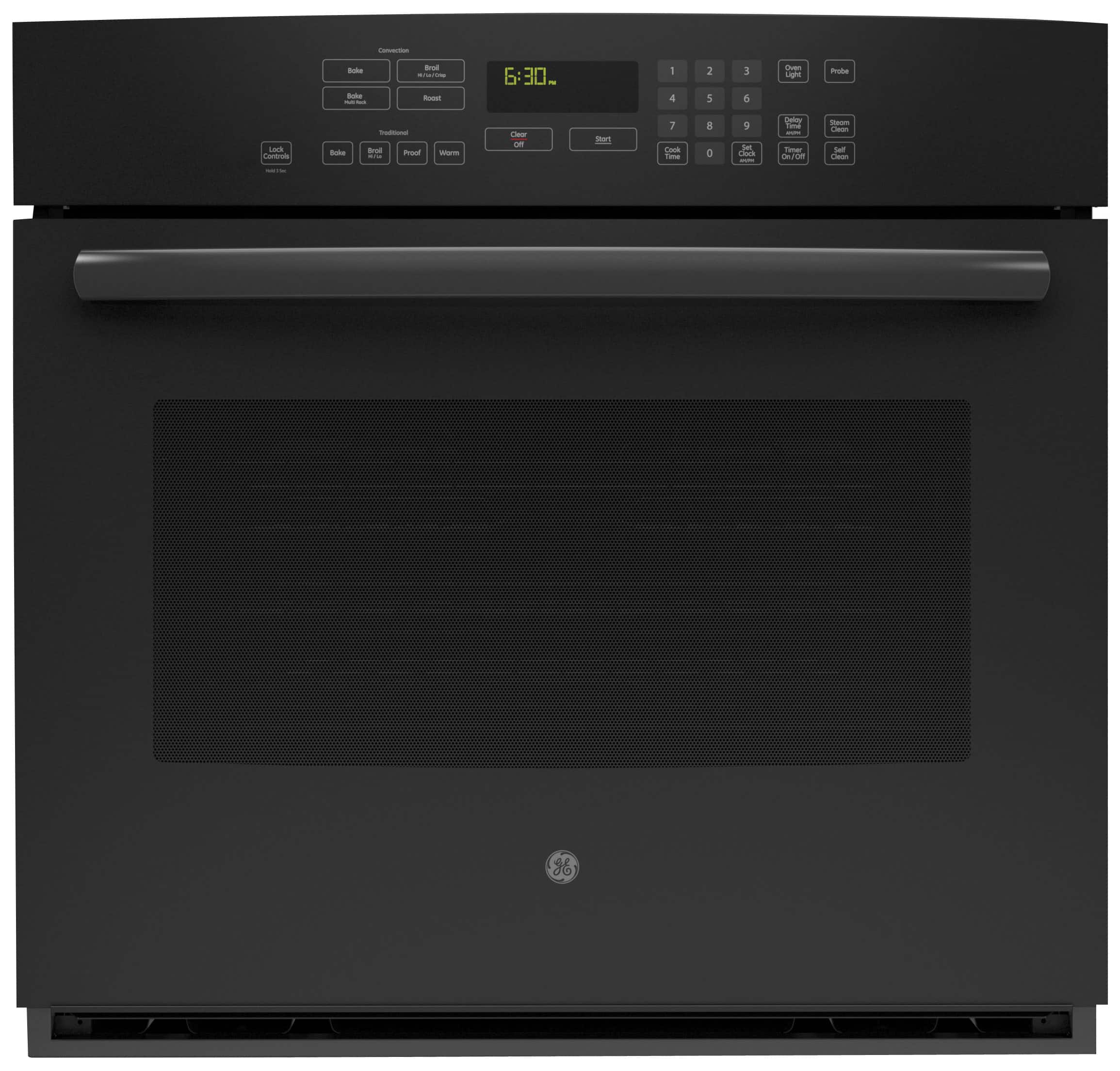 Front. GE - Profile Series 30" Built-In Single Electric Convection Wall Oven.