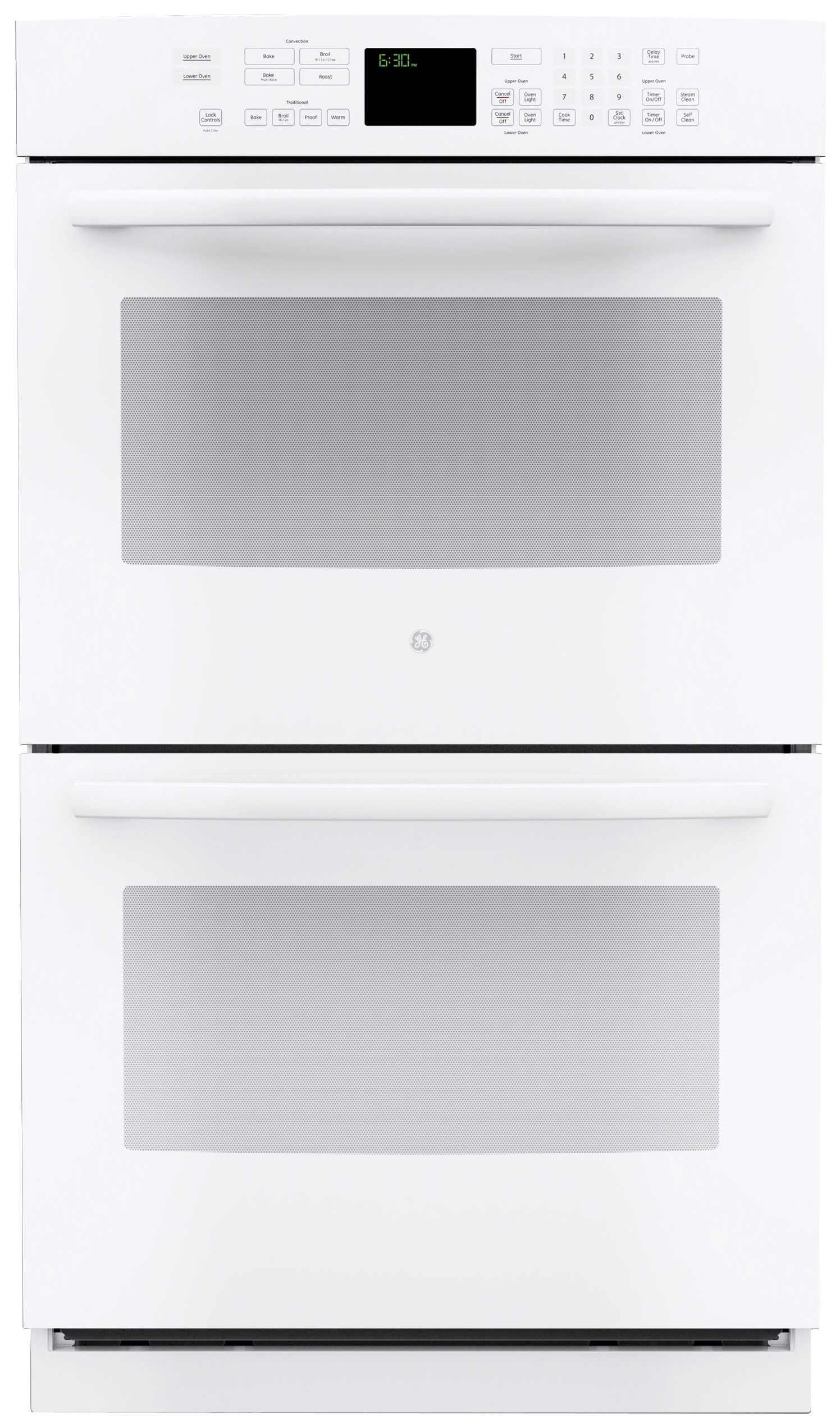 GE JT3500DFWW 30 White Electric Double Wall Oven 