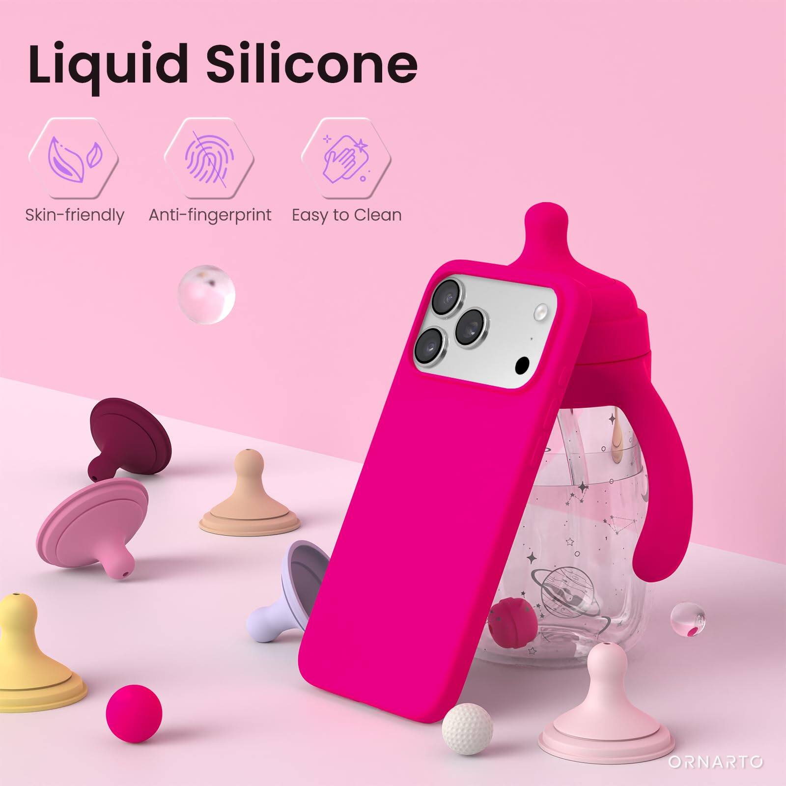 Liquid Silicone  
Skin-friendly Anti-fingerprint Easy to Clean  
ORNARTO