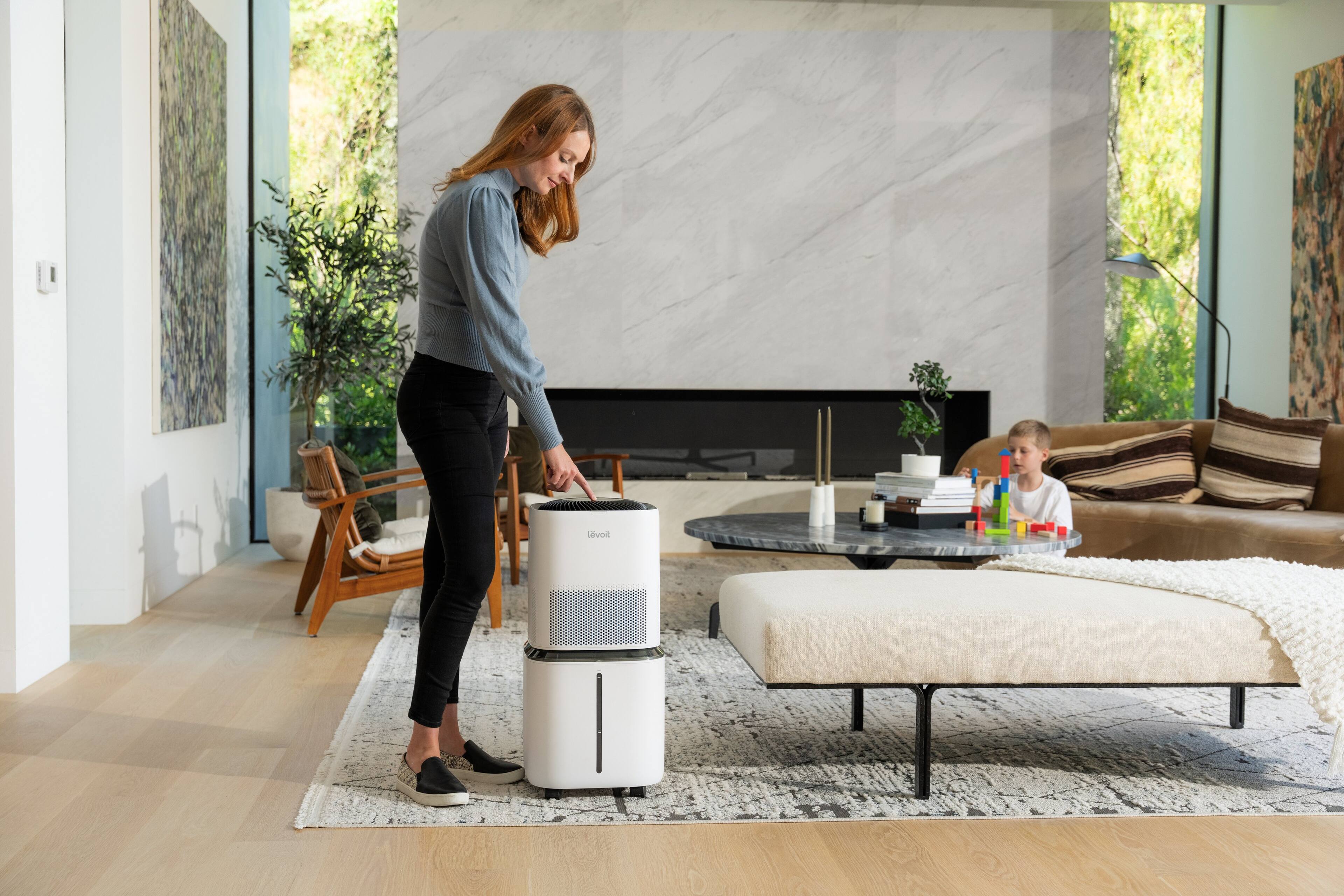 Alt View 24. Levoit - Superior 6000S Six Gallons Smart Evaporative Humidifier - White.