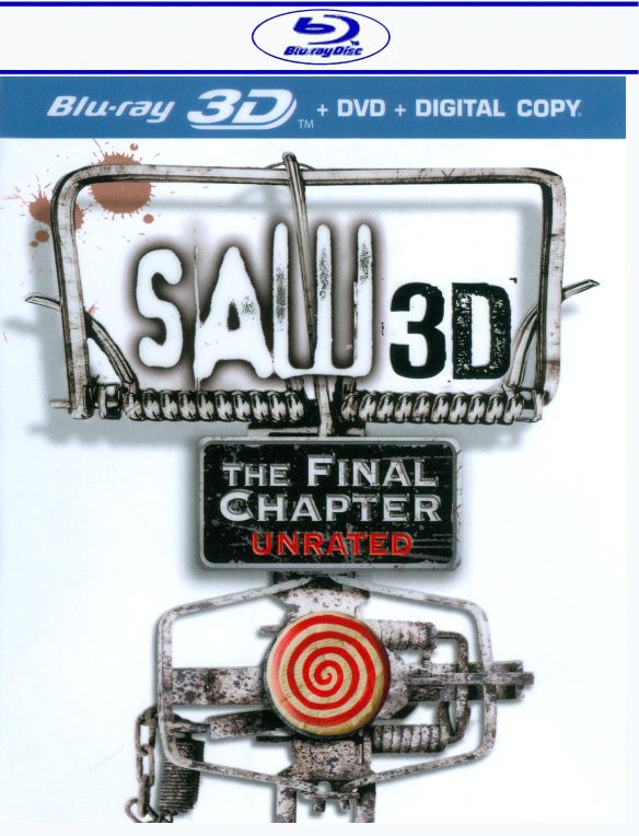  Saw: The Final Chapter [2 Discs] [3D] [Blu-ray/DVD] [Blu-ray/Blu-ray 3D/DVD] [2010]