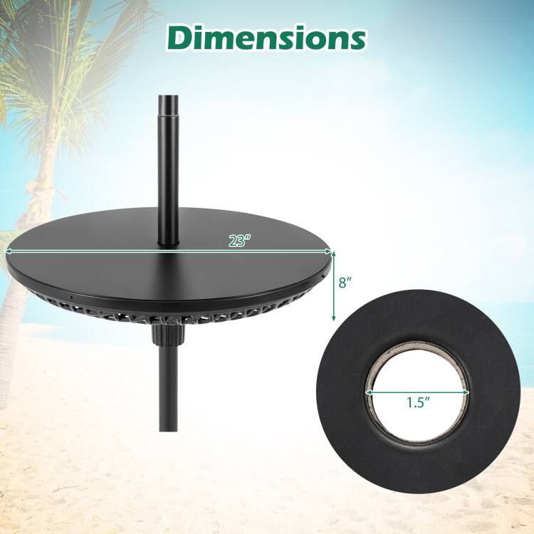 Dimensions: 23" x 8" x 1.5"
