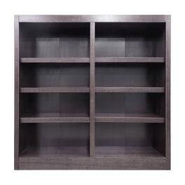Concepts in Wood - Double Wide Bookcase 8 Shelves Espresso Finish - Brown