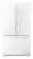 Front. Whirlpool - 25.2 Cu. Ft. French Door Refrigerator - White-on-White.