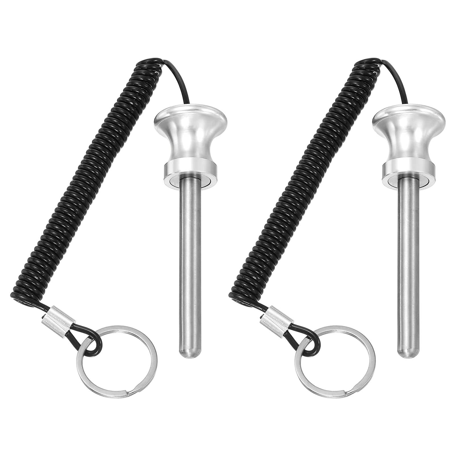 Unique Bargains - Weight Stack Pin, Gym Pin Strength Training Replacement with Pull Rope, 0.4 x 3.1 Inch 2pcs for Home/Gym - Silver price history on PriceWatchPro