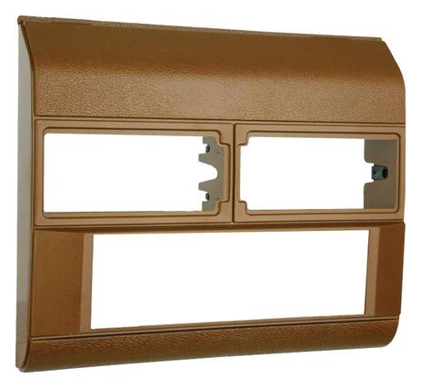 Front. Metra - Dash Kit for Select 1988-1994 Chevrolet Suburban Pickup Fullsize DIN - Brown.