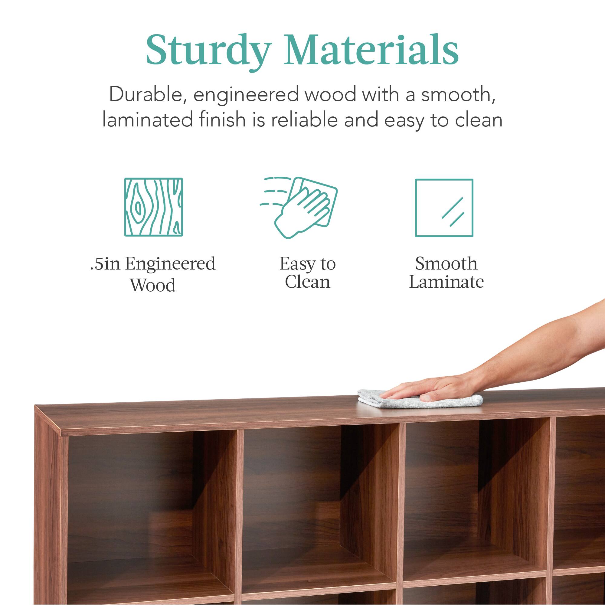 Sturdy Materials

Durable, engineered wood with a smooth, laminated finish is reliable and easy to clean

.5in Engineered Wood

Easy to Clean

Smooth Laminate