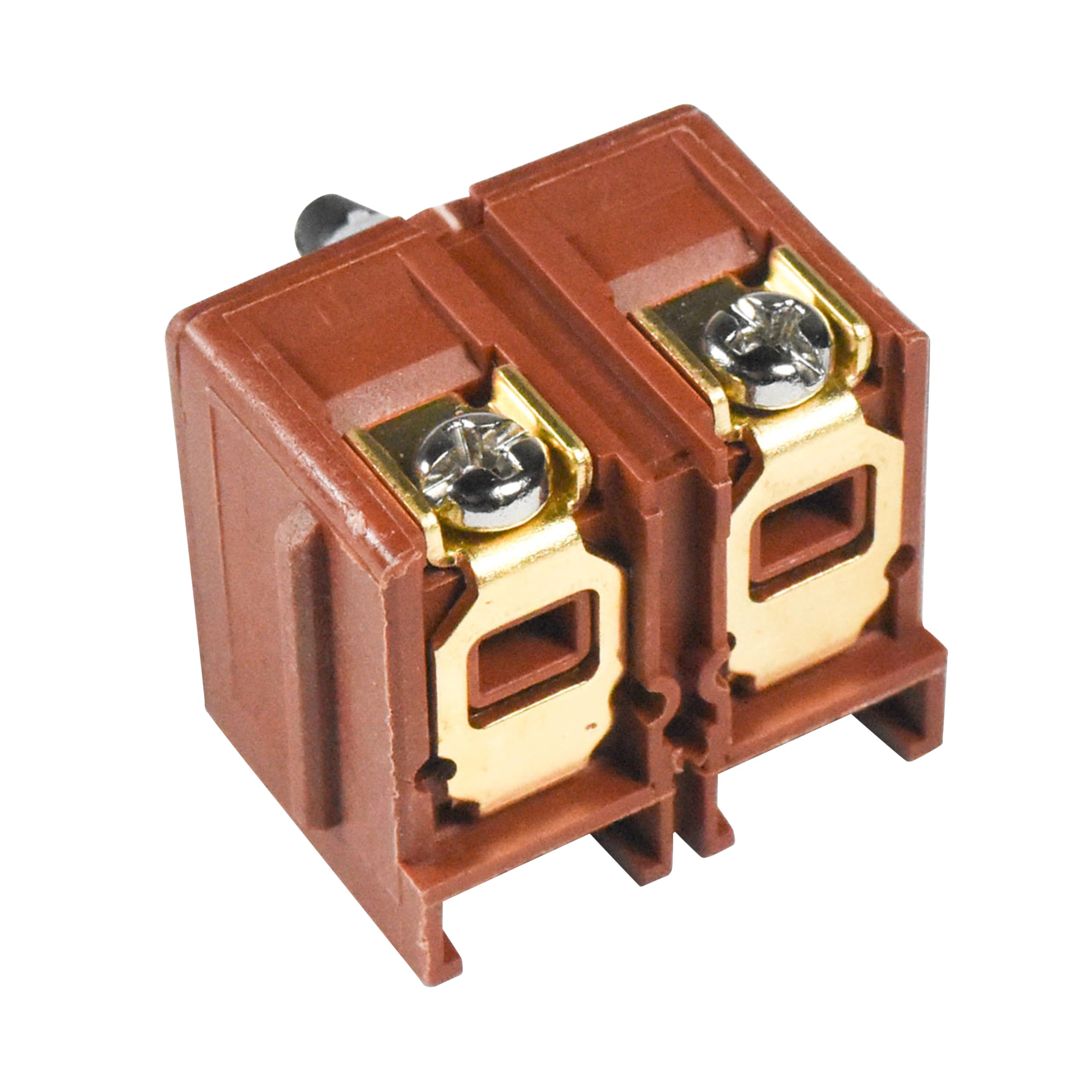Left. HQRP - Push Button Switch Replaces 23-66-2665 for Milwaukee Angle Grinder 6116 6117 6140 6146 6148 6160 6161 - brown.