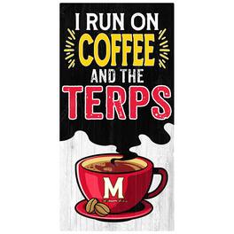 Fan Creations - Maryland Terrapins 6" x 12" Coffee Wall Art - Multicolor