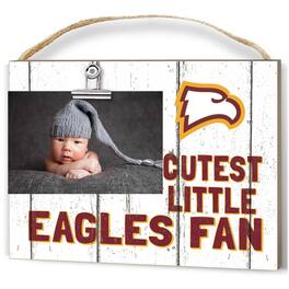 Jardine - Winthrop Eagles 8'' x 10'' Cutest Little Weathered Logo Clip Photo Frame - White