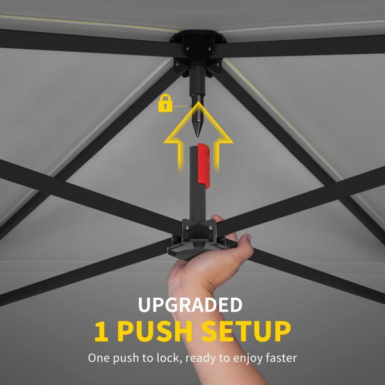UPGRADED 1 PUSH SETUP  
One push to lock, ready to enjoy faster