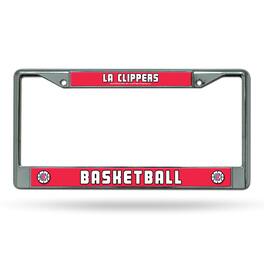 Rico Industries - Los Angeles Clippers NBA Chrome Metal License Plate Frame - Multi