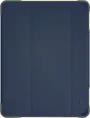 Front. STM - Dux Plus Duo Folio Case for Apple iPad 10.2" (9th/8th/7th Gen) - Midnight Blue.