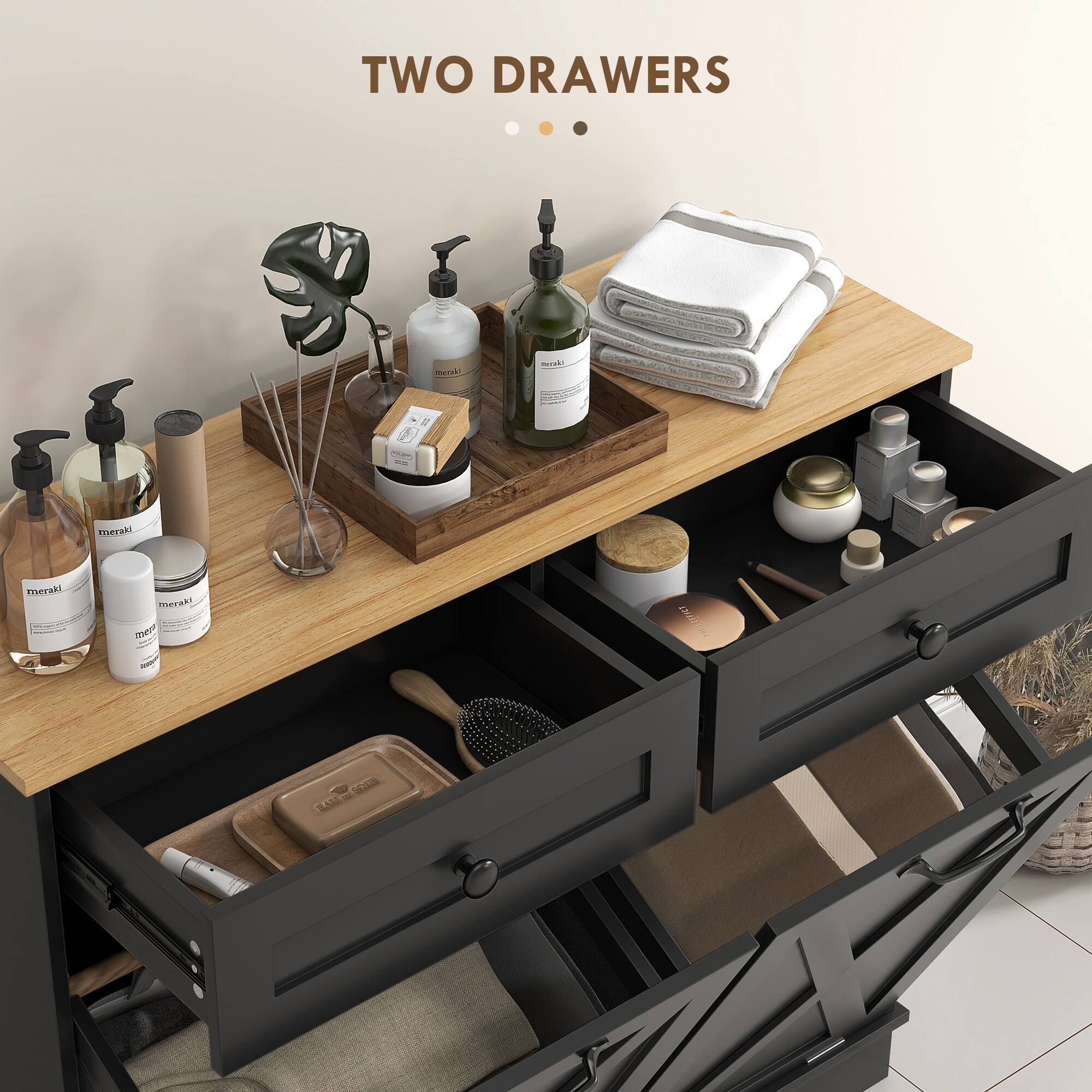 TWO DRAWERS