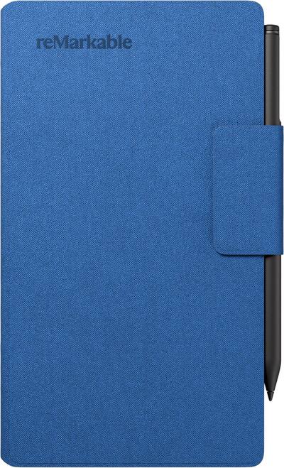 Funda Magnética De Tela Para ReMarkable Paper Pro Move 7.3" - Gris, Con Broche Para Lápiz Y Auto Encendido