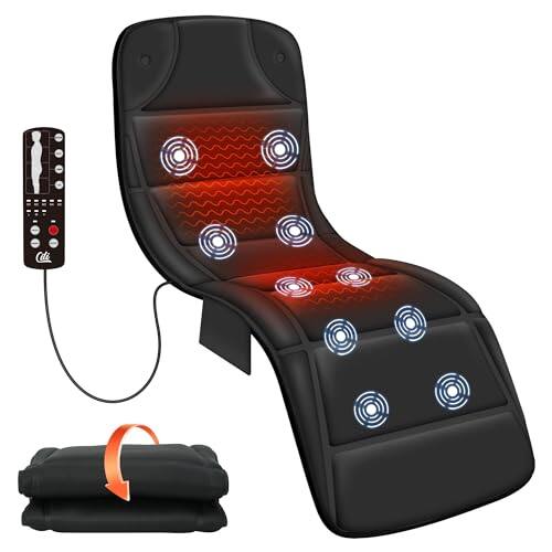 Front. DORLUKFU - Full Body Massage Mat with Heat, Vibration Back Massage Pad, Full Body Massager for Bed Chair Sofa, Massage Mattress.