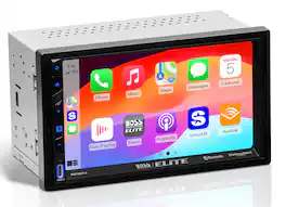 BOSS Audio - BOSS Elite Double-DIN Car Stereo Apple CarPlay Android Auto, 7-Inch Touchscreen, SiriusXM-Ready, Bluetooth, Built-In DSP - Black