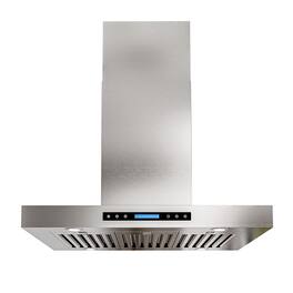 Onefly - 36 inches - Externally Vented - Island Range Hood - Stainless Steel