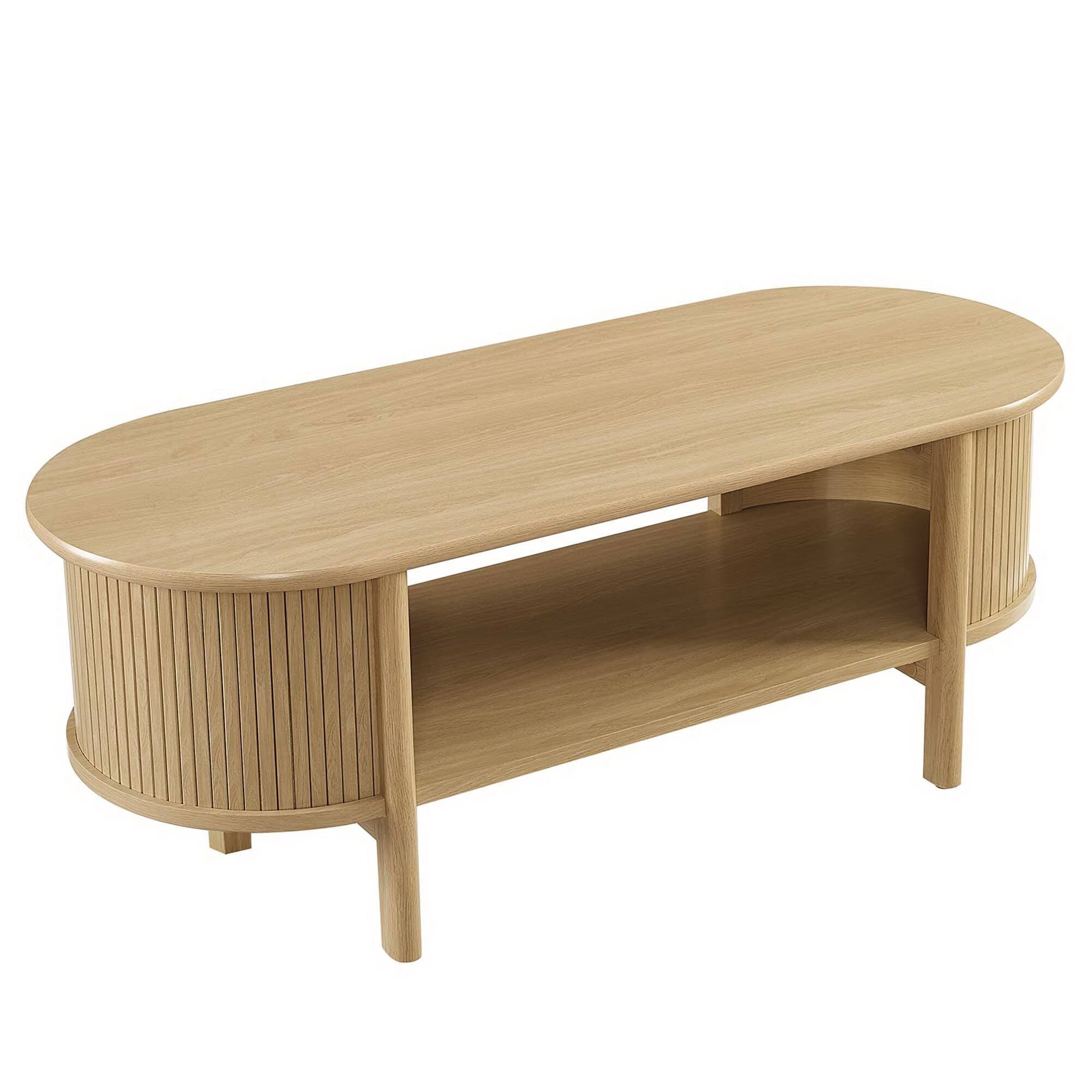 Alt View 2. Modway - Cadence Coffee Table by Modway - Oak.
