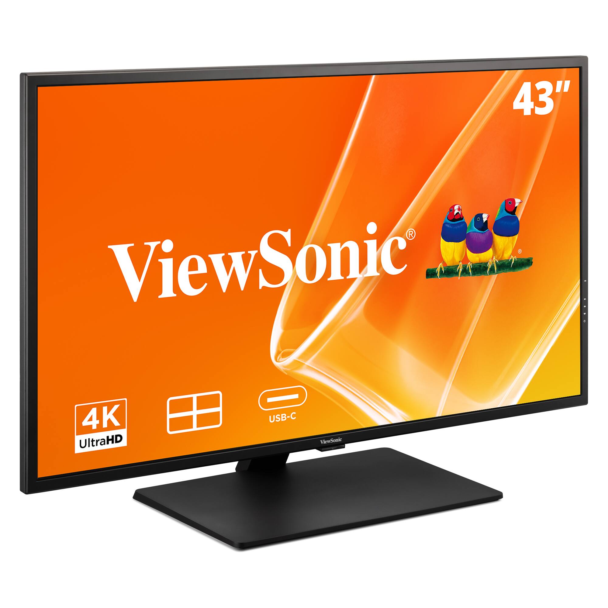 43" ViewSonic 4K UltraHD USB-C Monitor