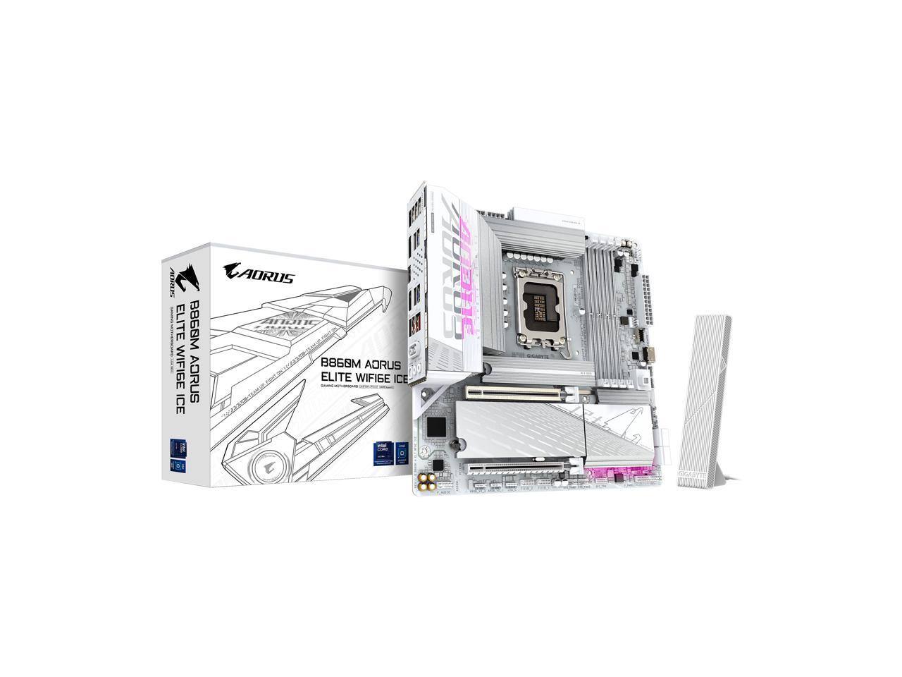 B860M AORUS ELITE WIFI ICE
AORUS
ELITE WIFI ICE
B860M AORUS ELITE WIFI ICE