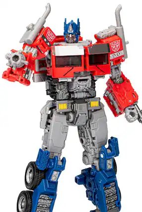 Front. Transformers - 102BB Optimus Prime Voyager Class | Transformers Generations Buzzworthy Bumblebee.