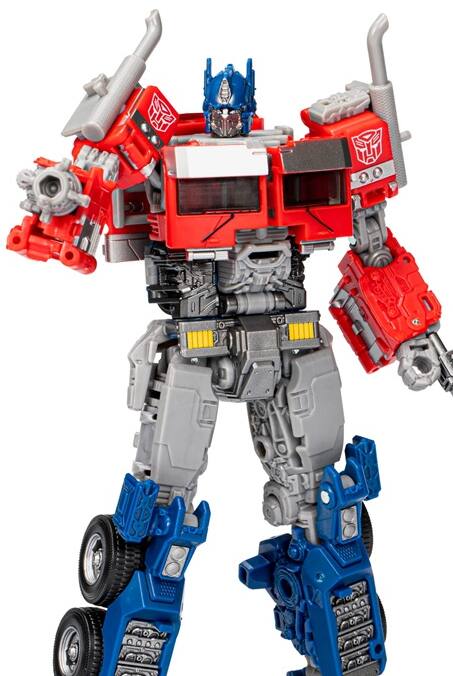 Front. Transformers - 102BB Optimus Prime Voyager Class | Transformers Generations Buzzworthy Bumblebee.