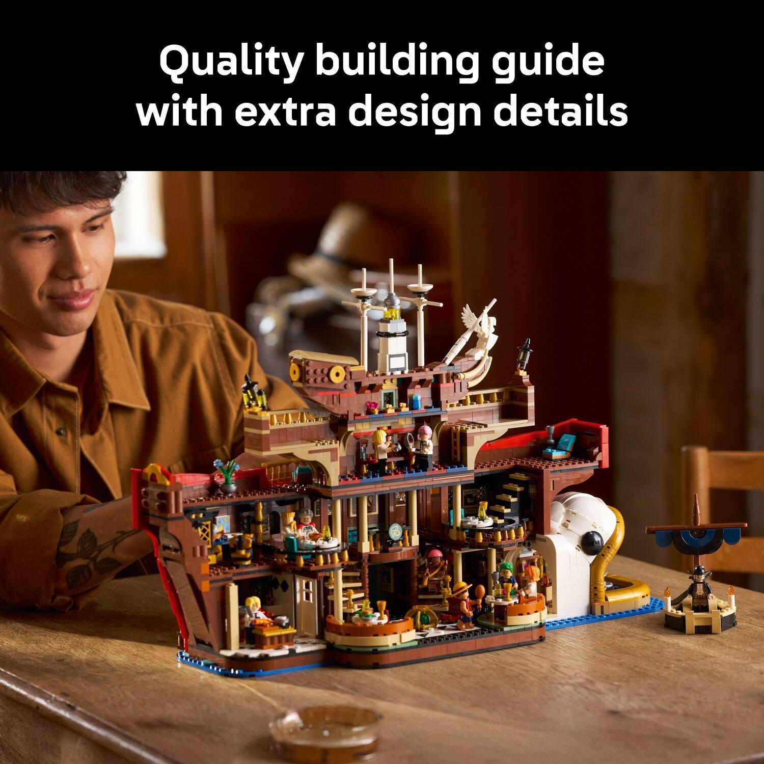 Quality building guide with extra design details