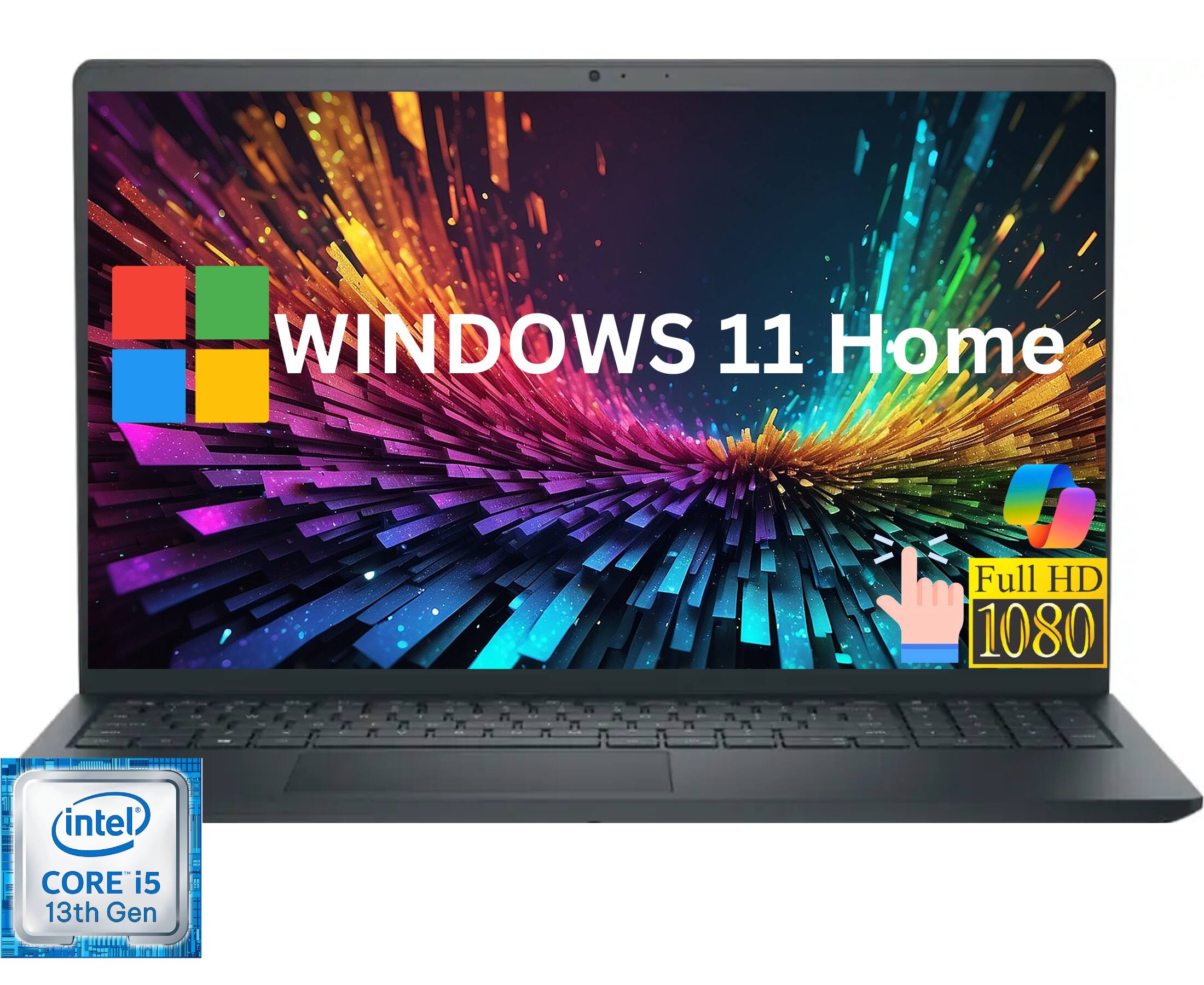 WINDOWS 11 Home  
Full HD 1080  
intel CORE i5 13th Gen